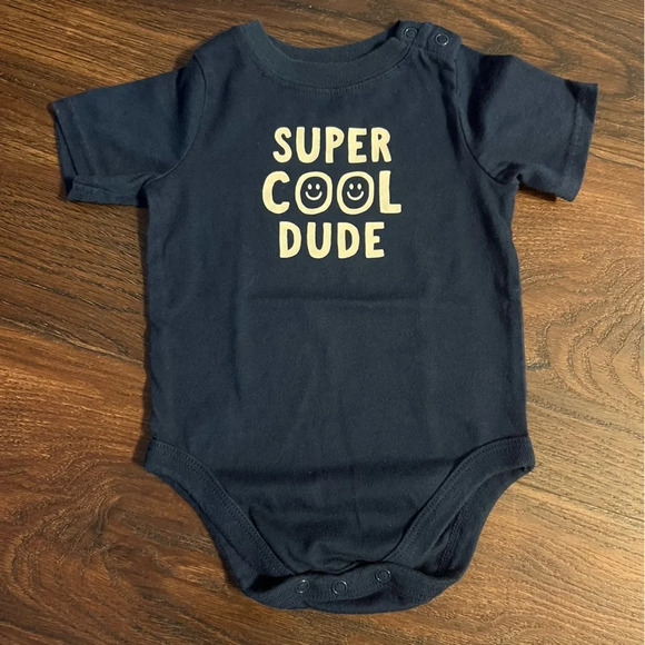 Garanimals Other - 12 month baby boy Super Cool Dude one piece bodysuit